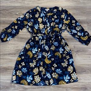 Floral Loft shirt dress